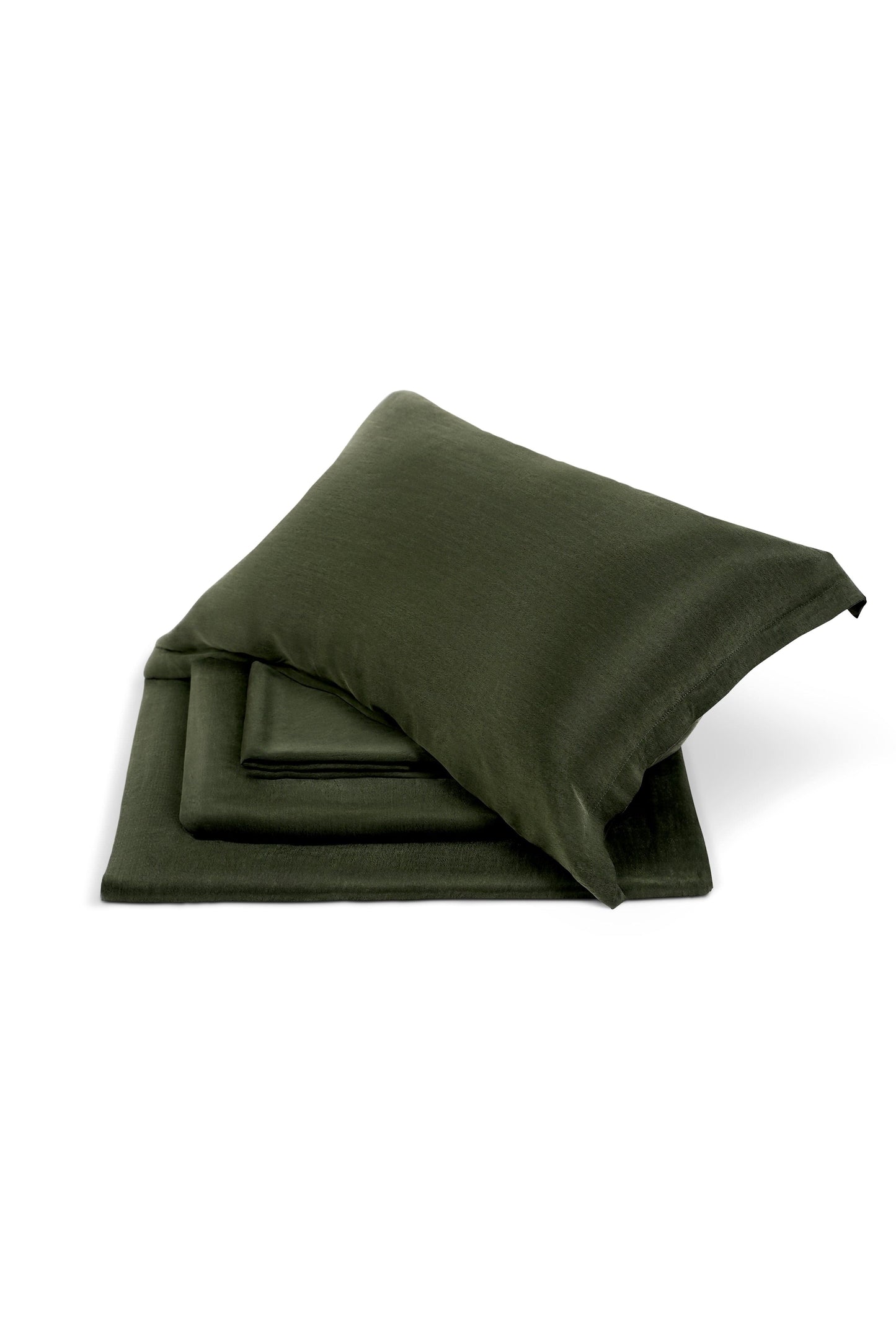 Healing Green Full Bedding Set | Duvet Cover, Flat Sheet & Pillowcases