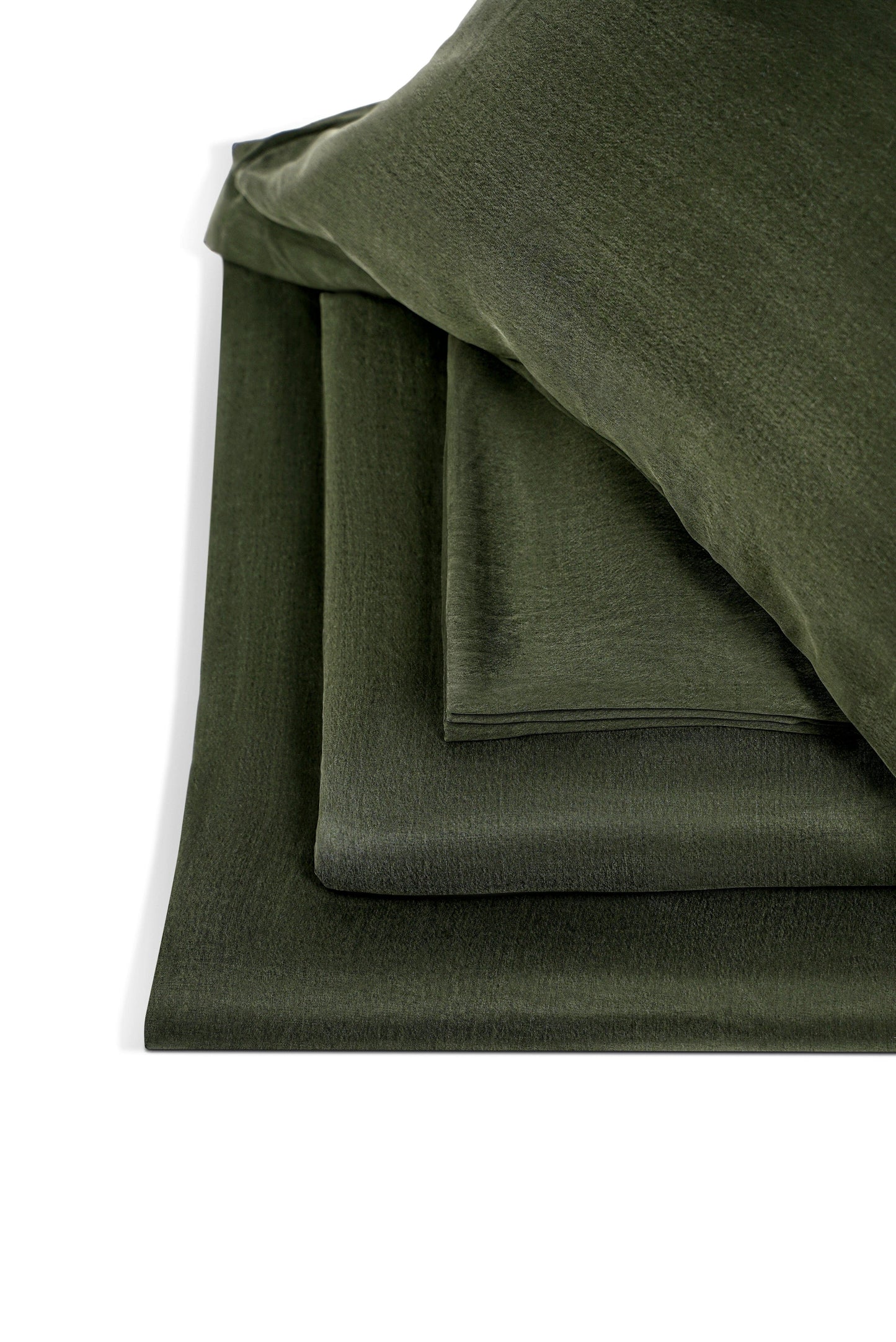 Healing Green Full Bedding Set | Duvet Cover, Flat Sheet & Pillowcases